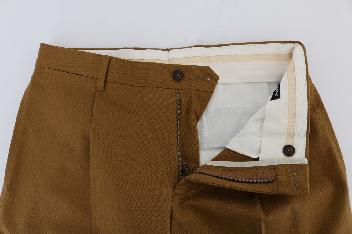 Elegant Brown Formal Trousers for Men - ventzia