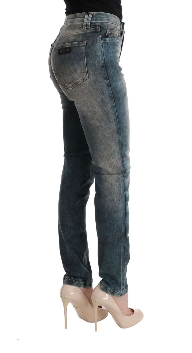 Chic Blue Wash Slim Fit Jeans - ventzia