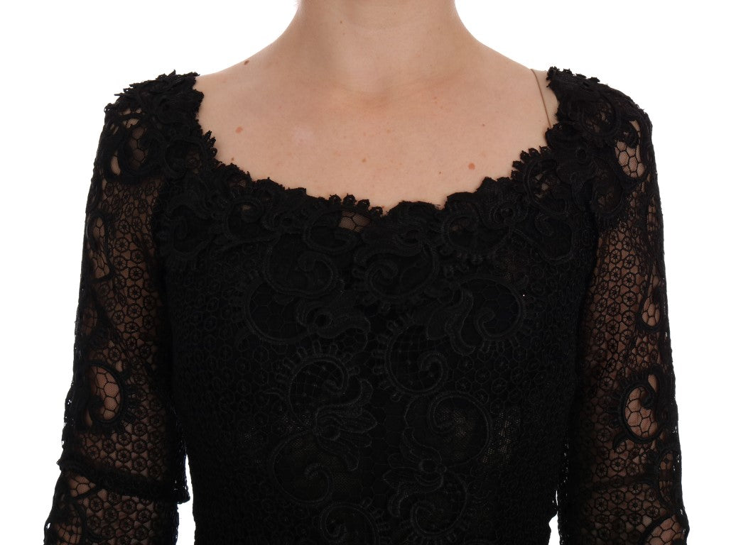 Elegant Full Length Black Sheath Maxi Dress - ventzia