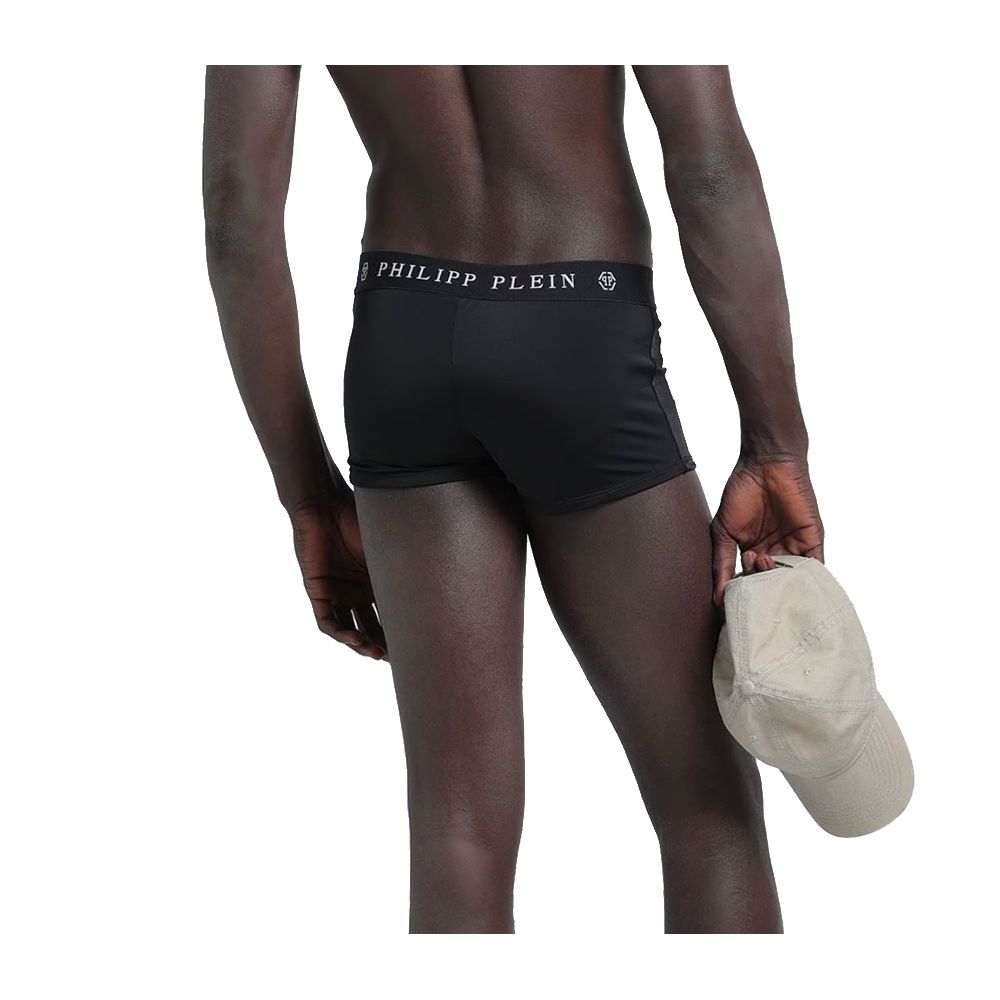 Black Polyamide Men's Swimwear - ventzia