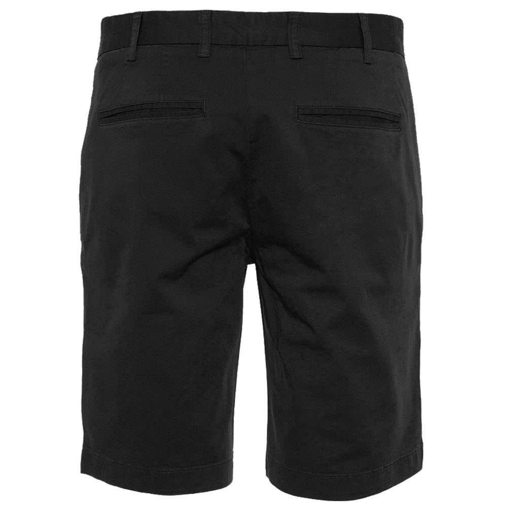 Elegant Beige Bermuda Shorts with Logo Patch - ventzia