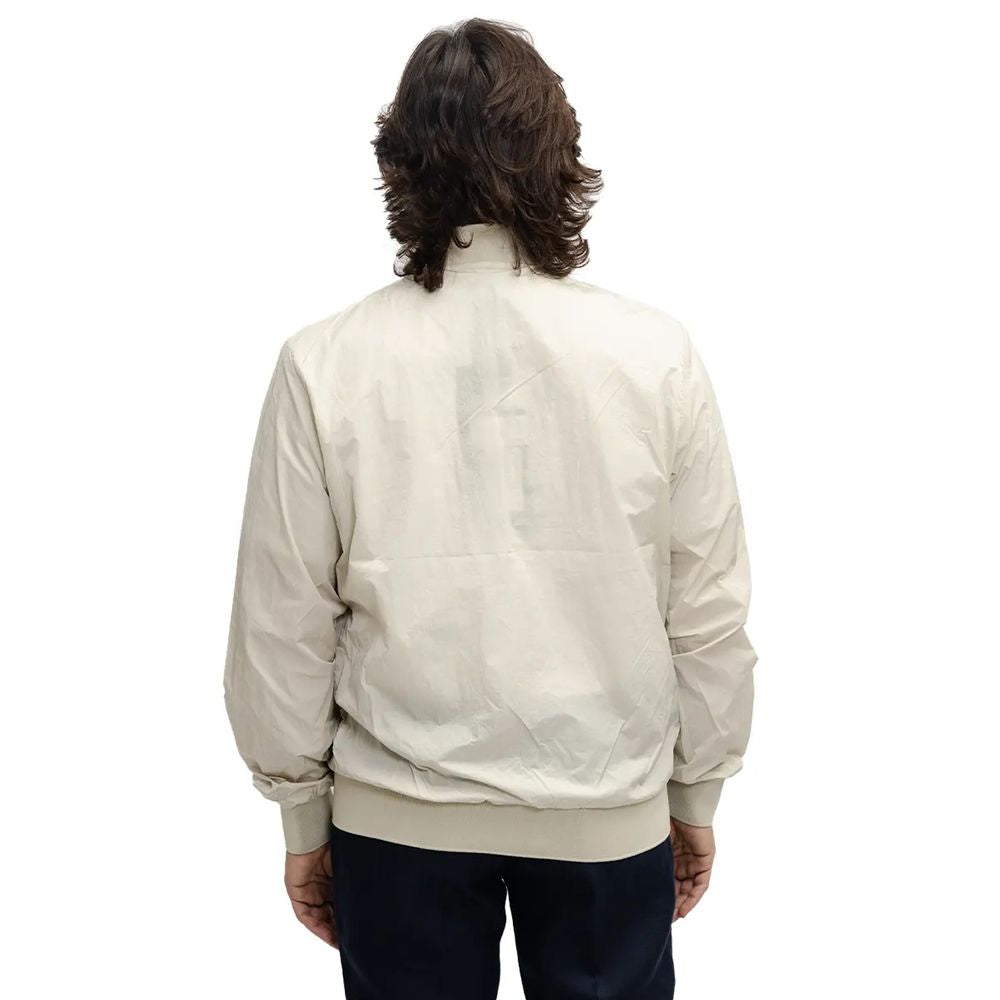 Beige Nylon Jacket - ventzia