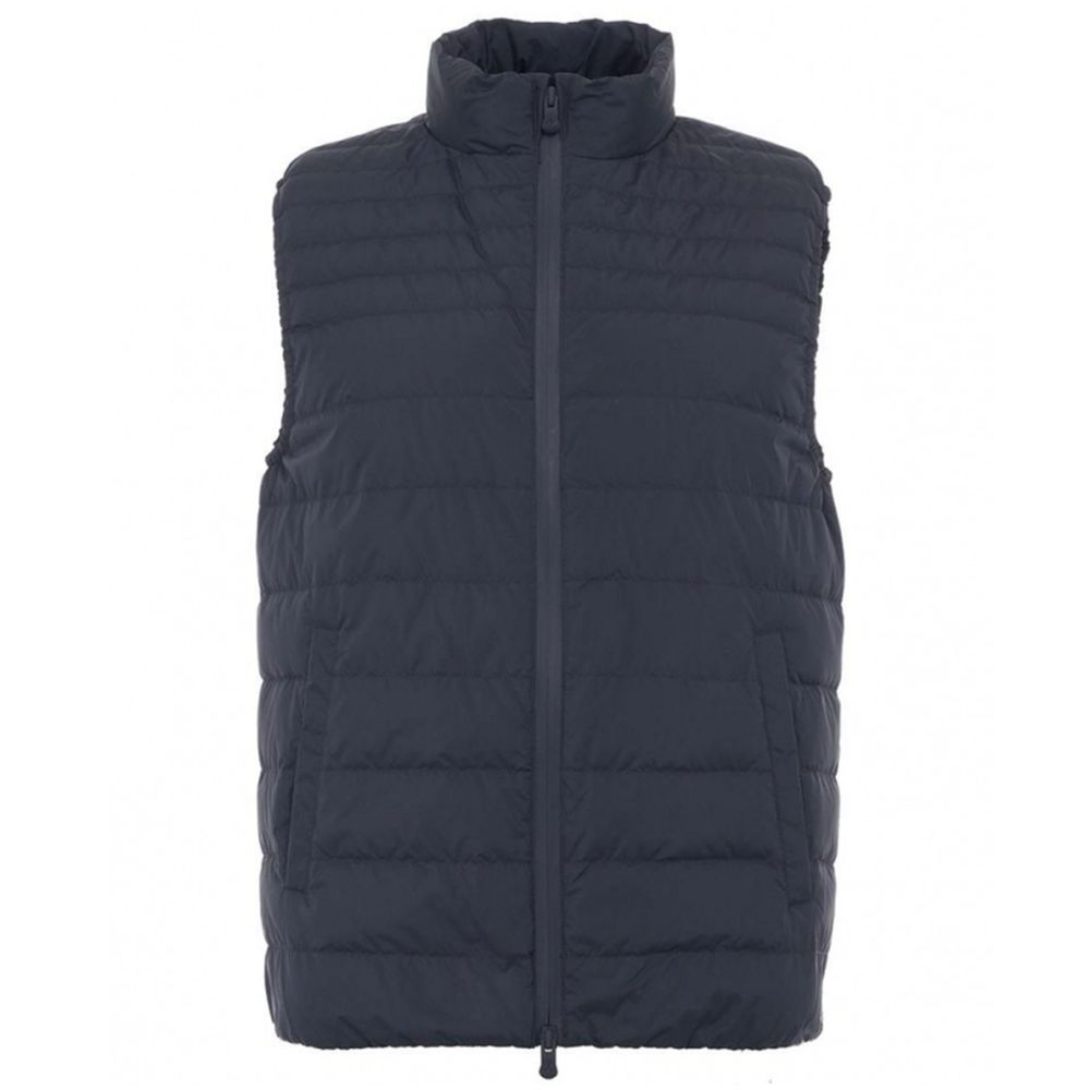 Sleek Blue Puffer Vest for a Modern Look - ventzia