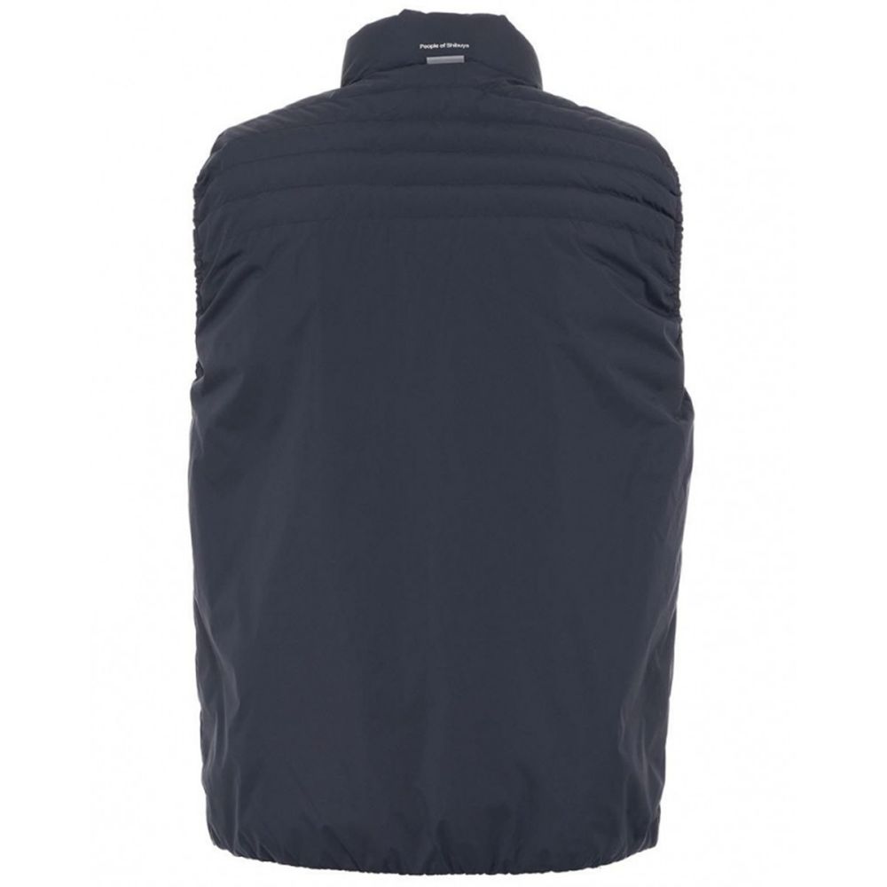 Sleek Blue Puffer Vest for a Modern Look - ventzia