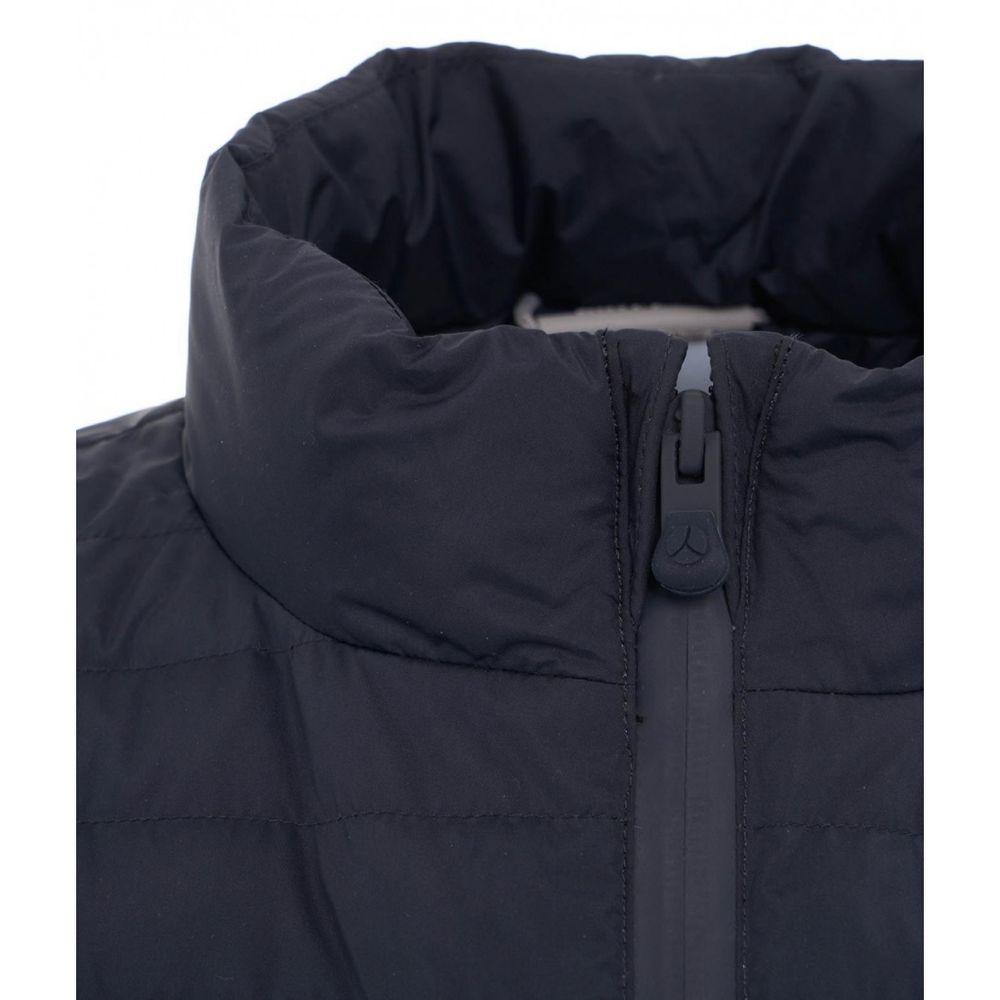 Sleek Blue Puffer Vest for a Modern Look - ventzia