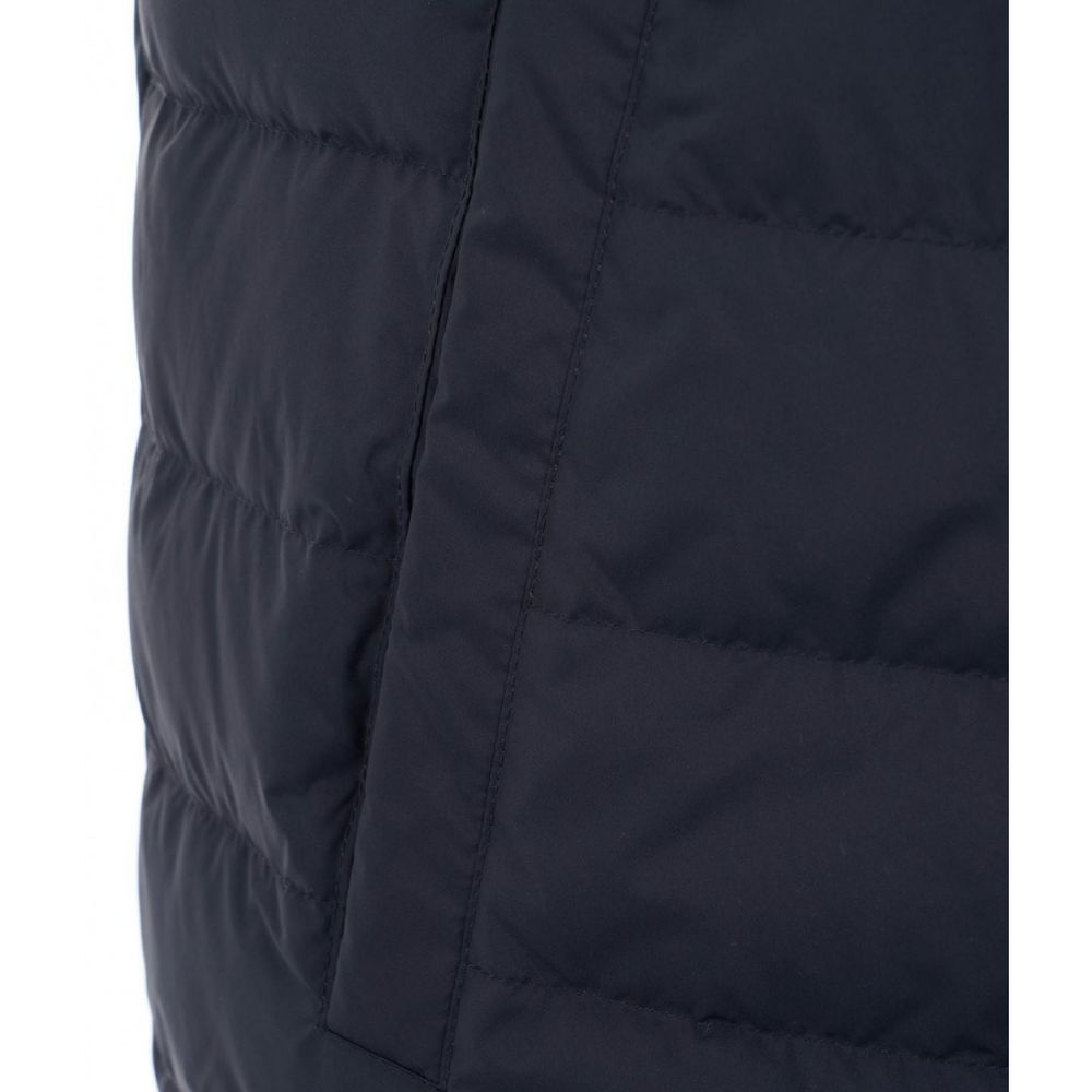 Sleek Blue Puffer Vest for a Modern Look - ventzia