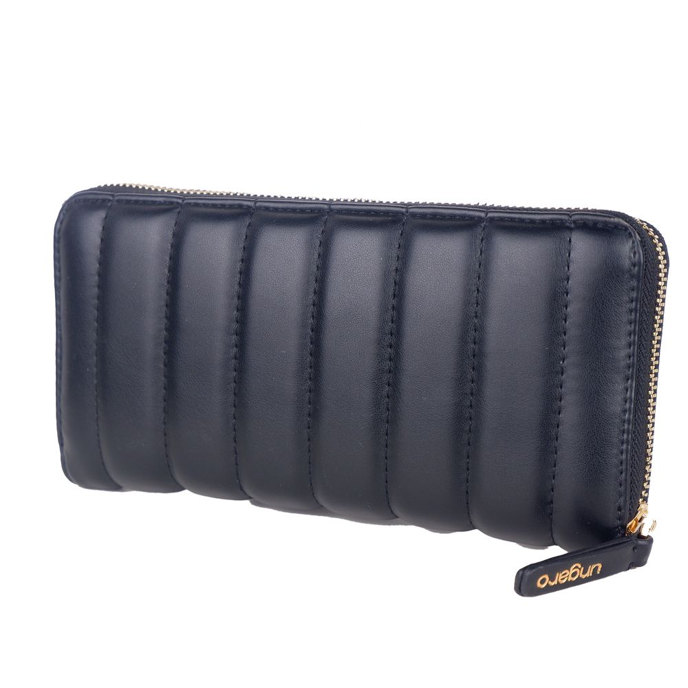 Elegant Quilted Faux Leather Wallet - ventzia