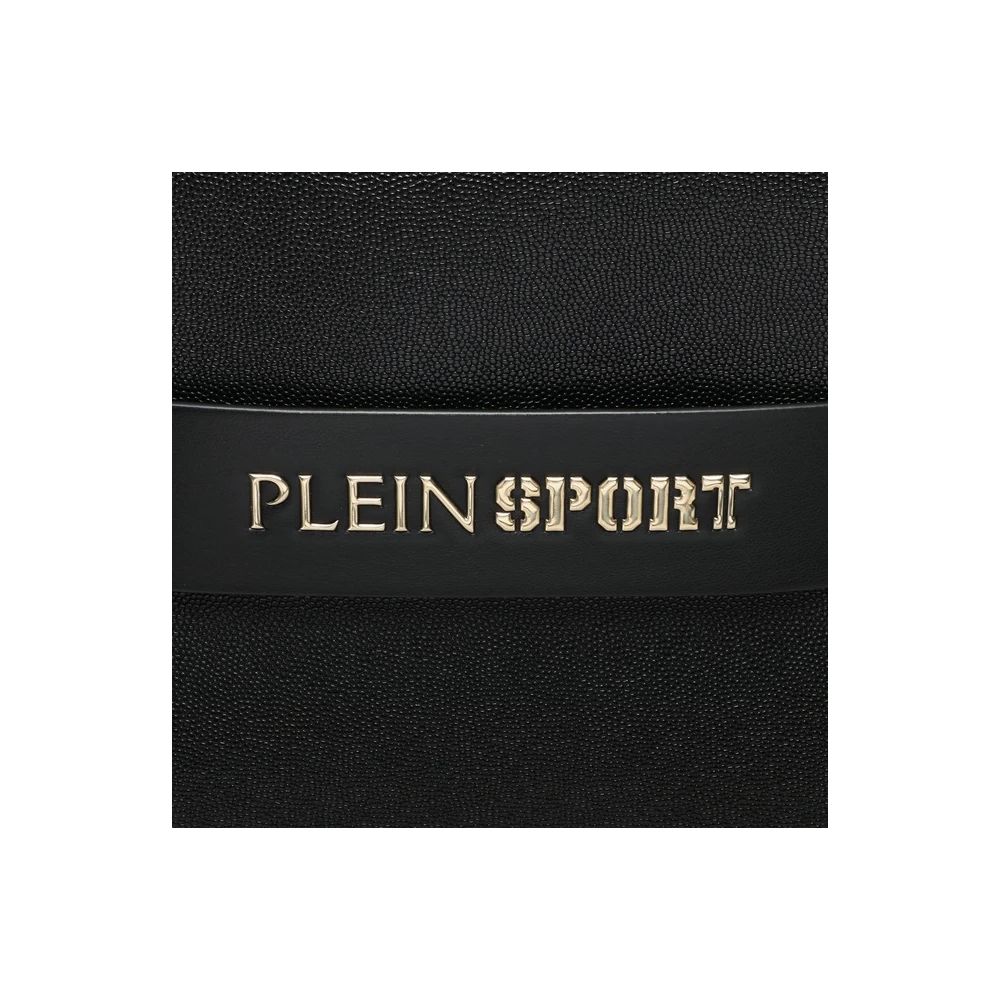 Chic Ebony Tote with Silver Logo Accent - ventzia