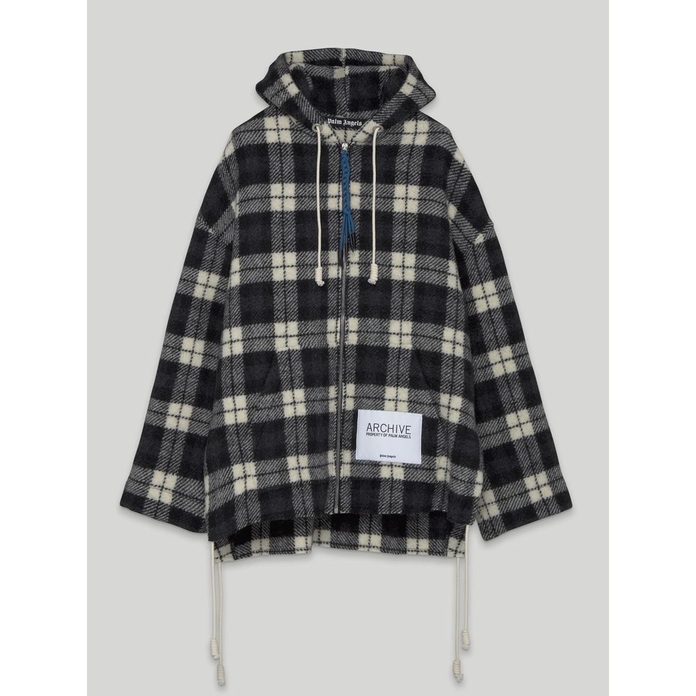Black Cashmere Men Sweater Jacket - ventzia