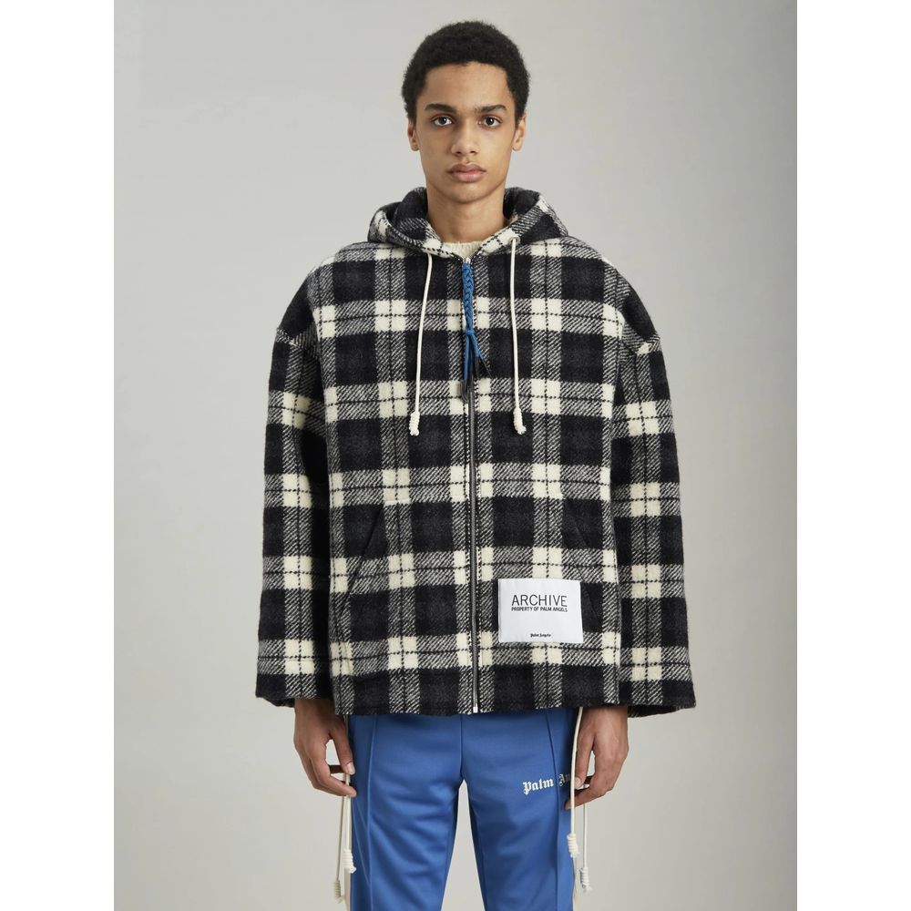 Black Cashmere Men Sweater Jacket - ventzia
