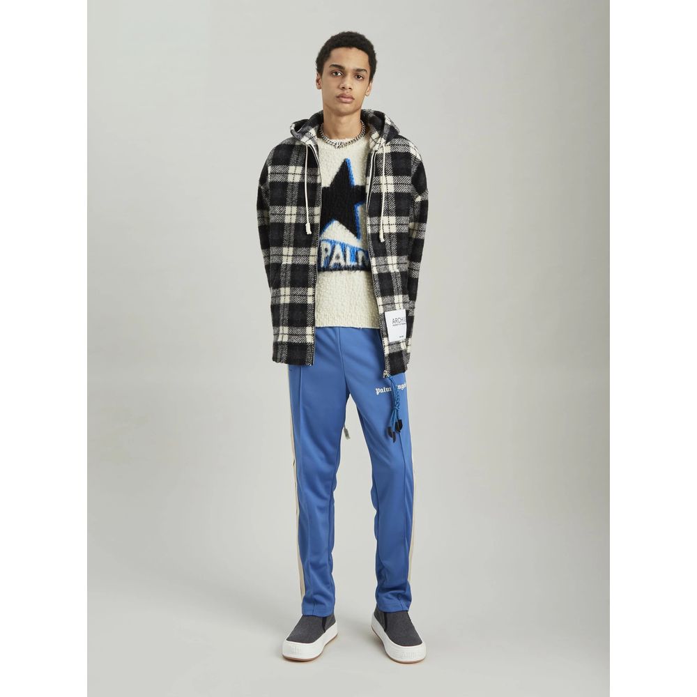 Black Cashmere Men Sweater Jacket - ventzia