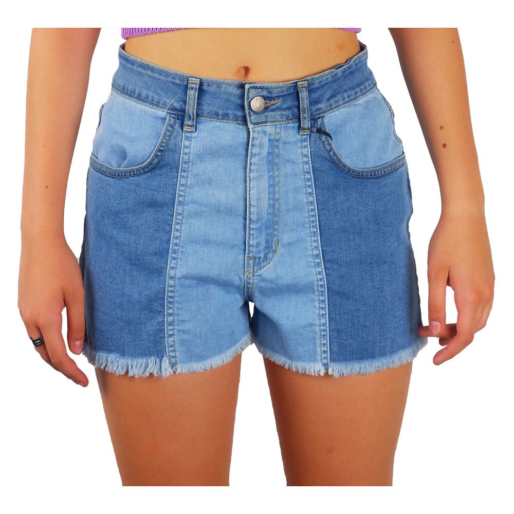 Chic Raw Hem Denim Shorts - ventzia