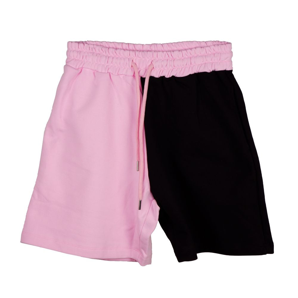 Chic Two-Tone Graphic Shorts - ventzia