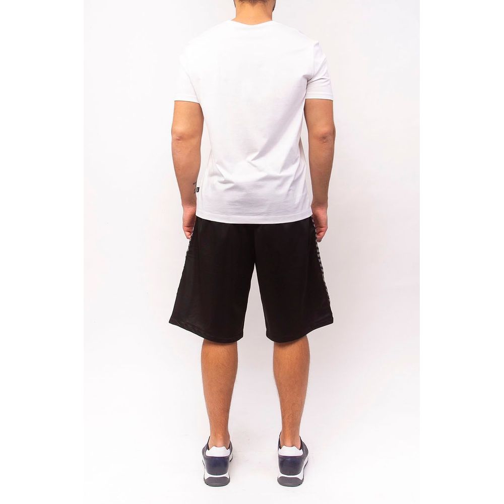 Sleek Anniversary Striped Bermuda Shorts - ventzia