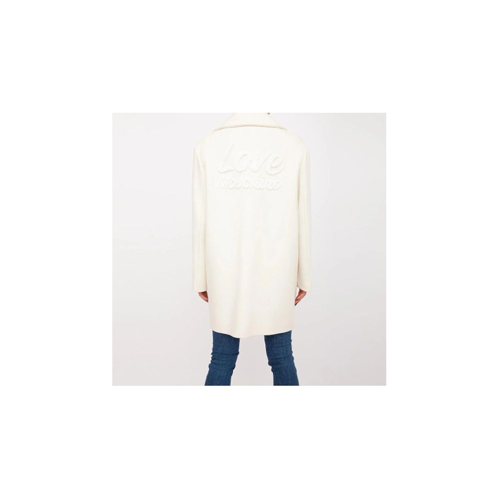 Chic White Winter Elegance Long Coat - ventzia