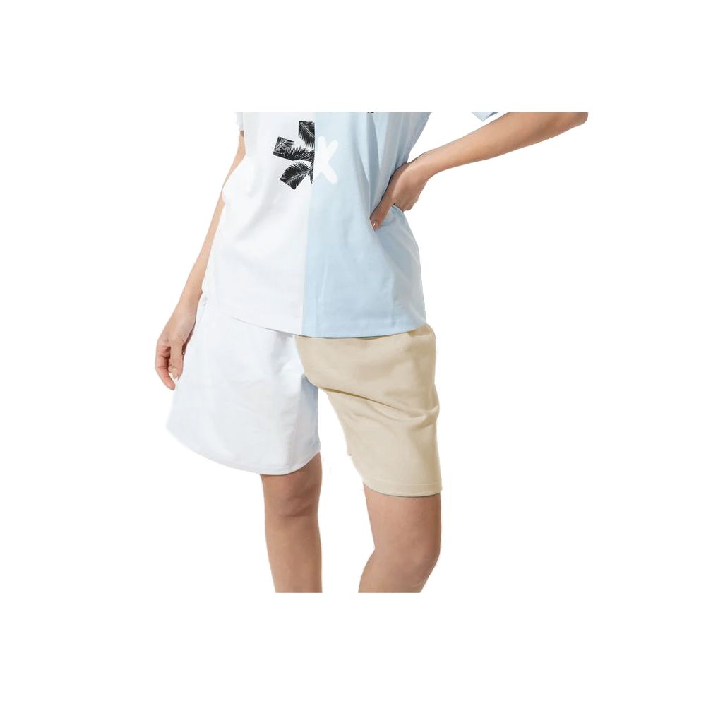 Chic Two-Tone Logo Shorts - ventzia