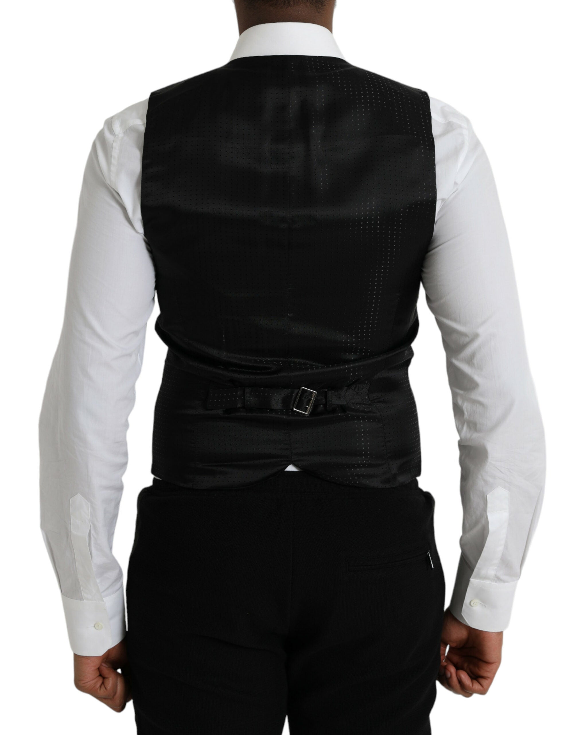 Maroon Satin Silk Waistcoat Dress Formal Vest - ventzia