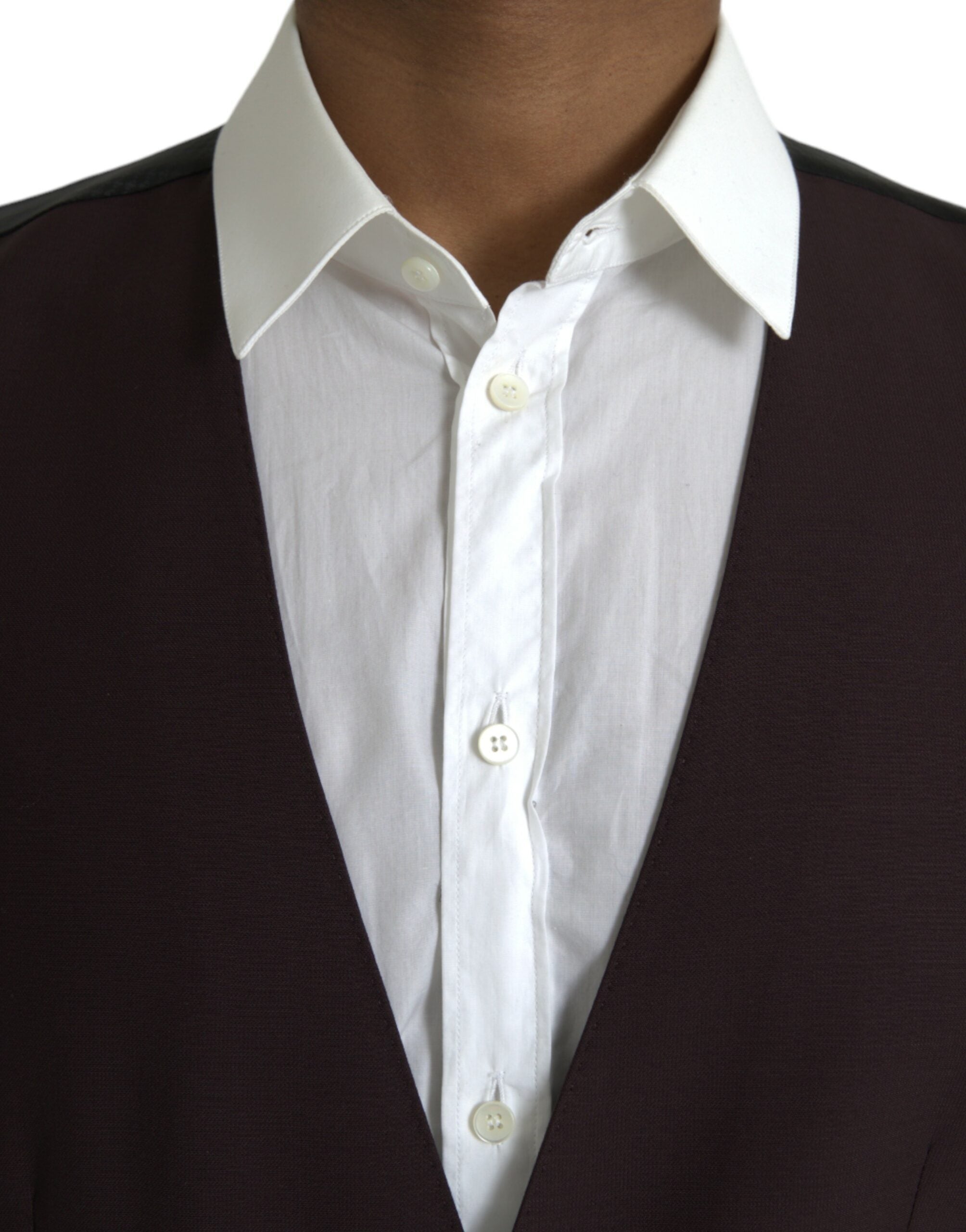 Brown Wool Waistcoat Dress Formal Vest - ventzia