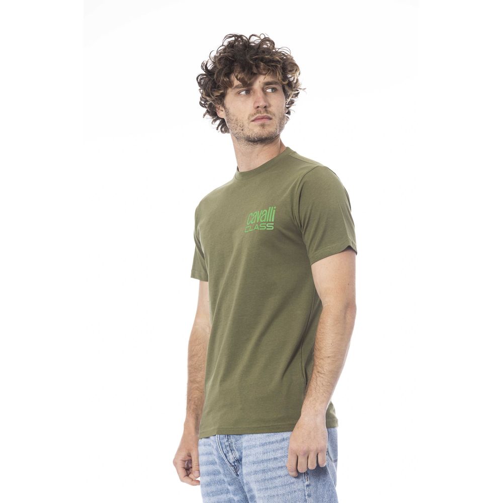 Green Cotton Men T-Shirt - ventzia