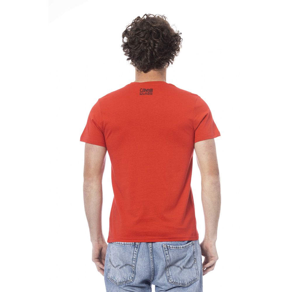 Red Cotton Men T-Shirt - ventzia
