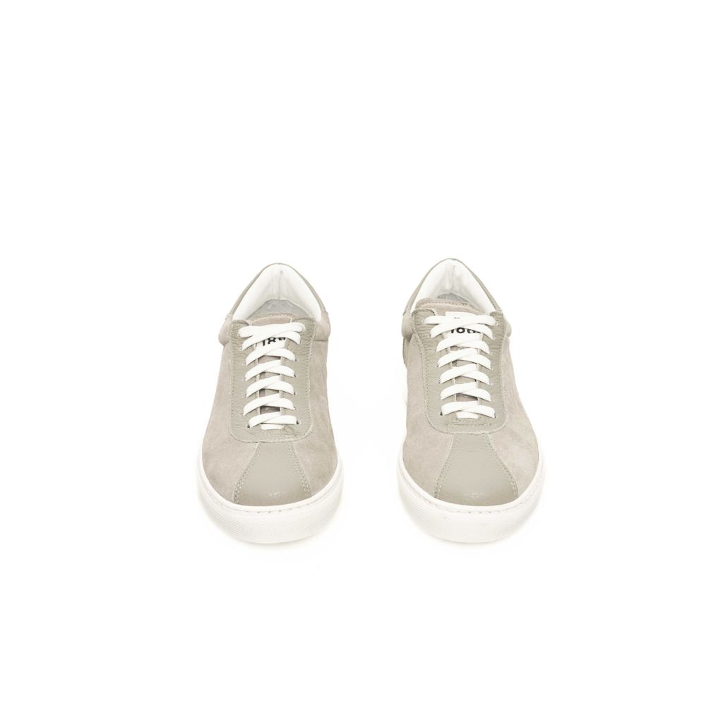 Gray Cowhide Men Sneaker - ventzia