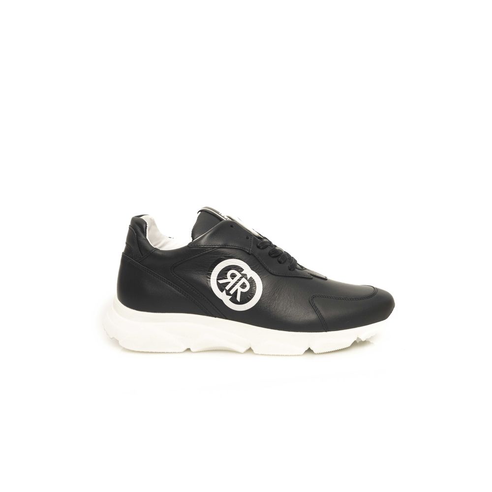 Blue Leather Men Sneaker - ventzia