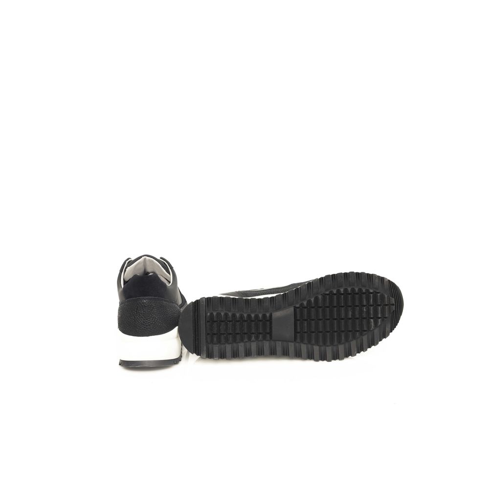 Blue Cowhide Men Sneaker - ventzia