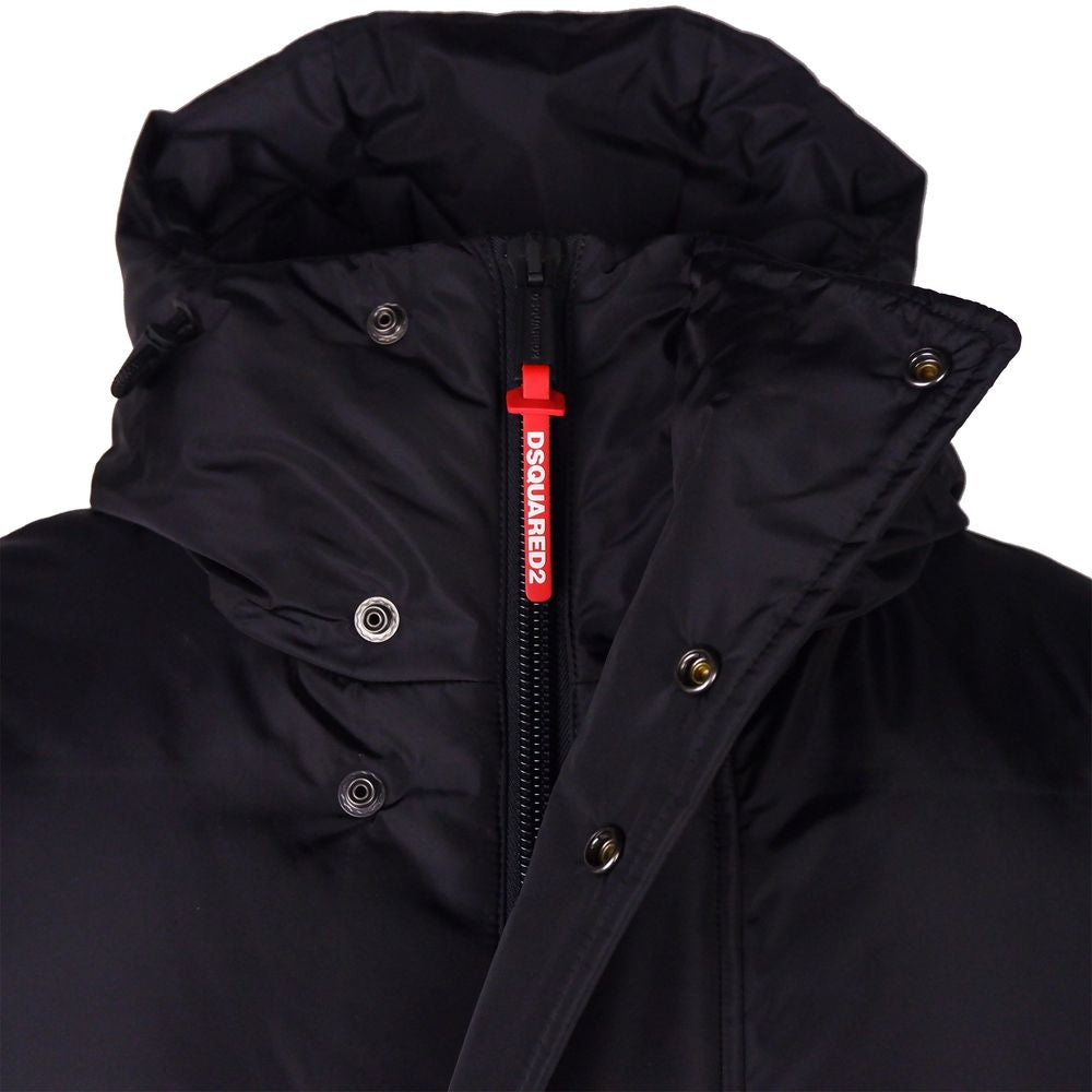 Black Nylon Men Jacket - ventzia