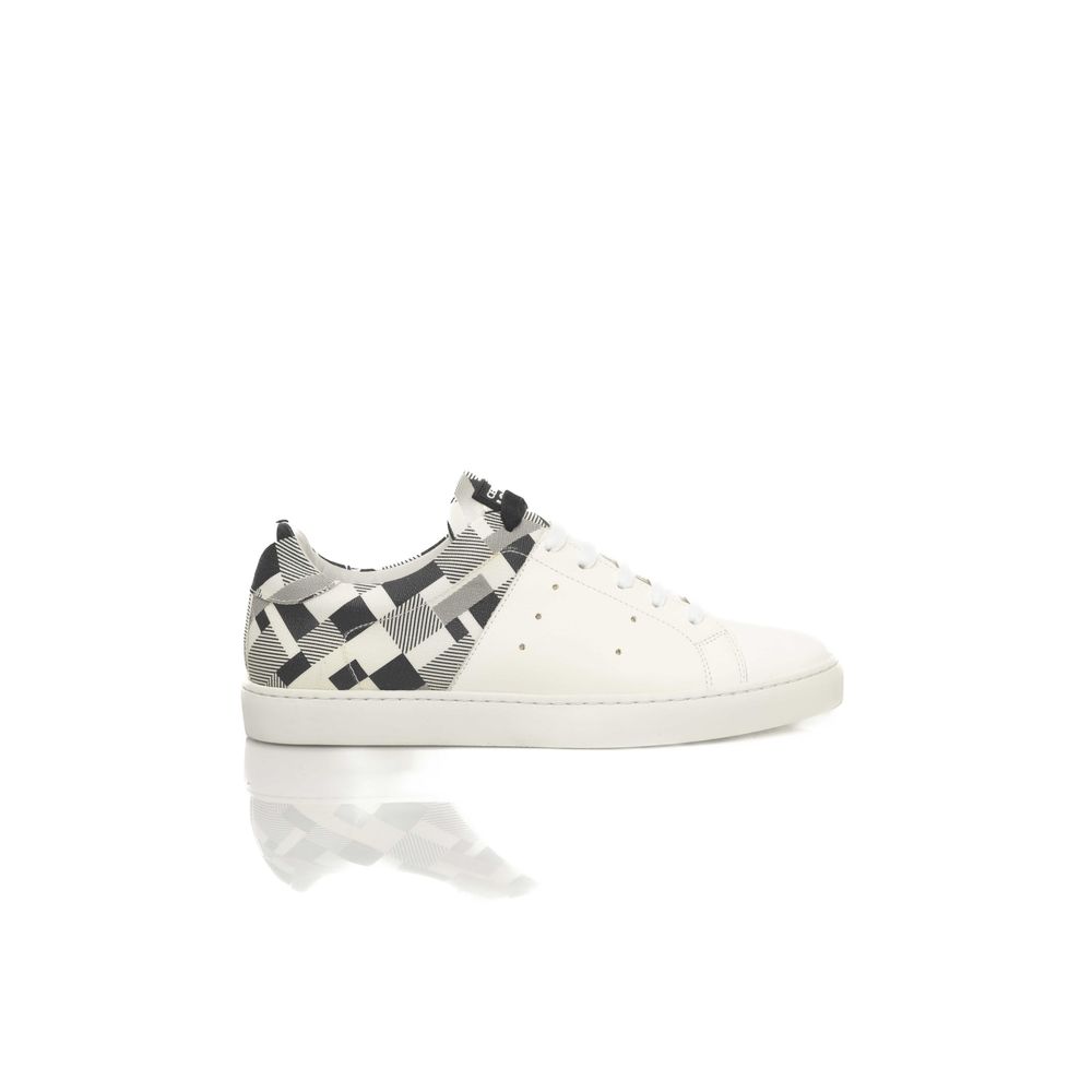White Calfskin Men Sneaker - ventzia