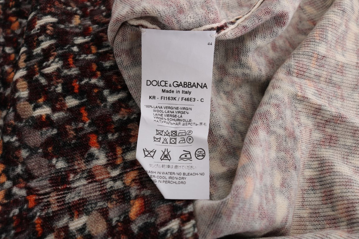 Sleeveless Multicolor Knit Wool Top - ventzia