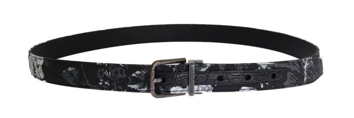 Elegant Floral Patterned Men's Luxury Belt - ventzia