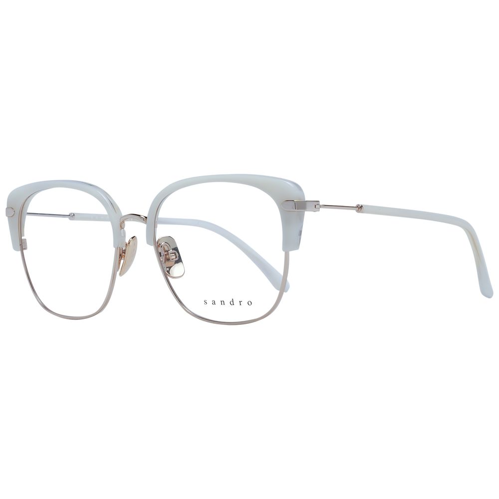 White Stainless Steel Glasses (Frames) - ventzia