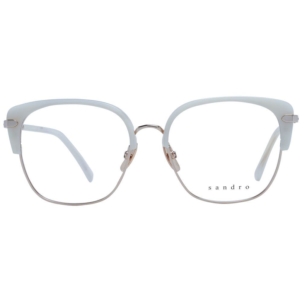 White Stainless Steel Glasses (Frames) - ventzia