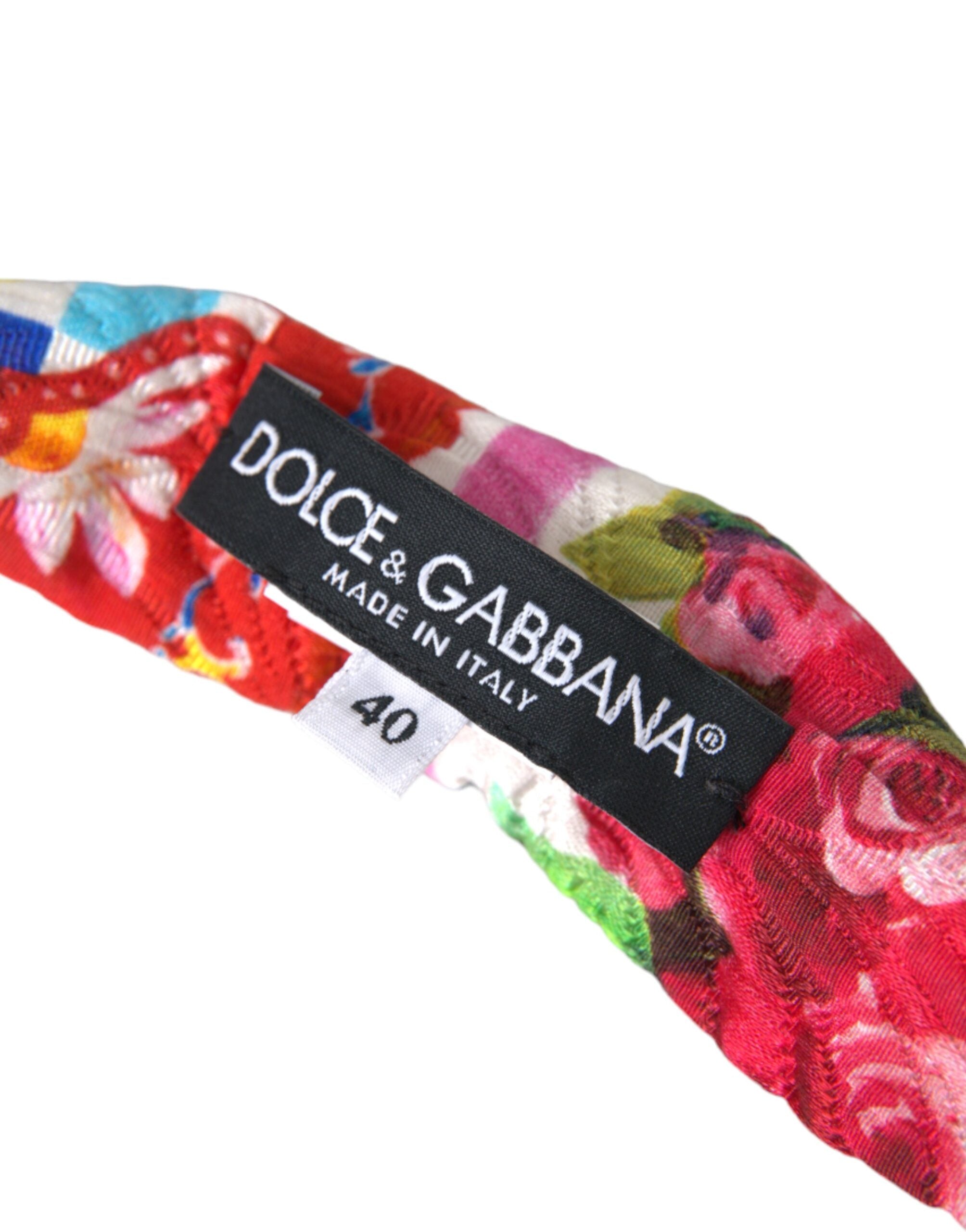 Multicolor Carretto Print Waist Belt - ventzia