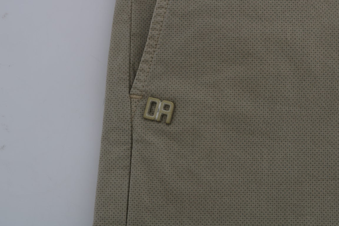 Beige Slim Fit Chinos for Sophisticated Style - ventzia