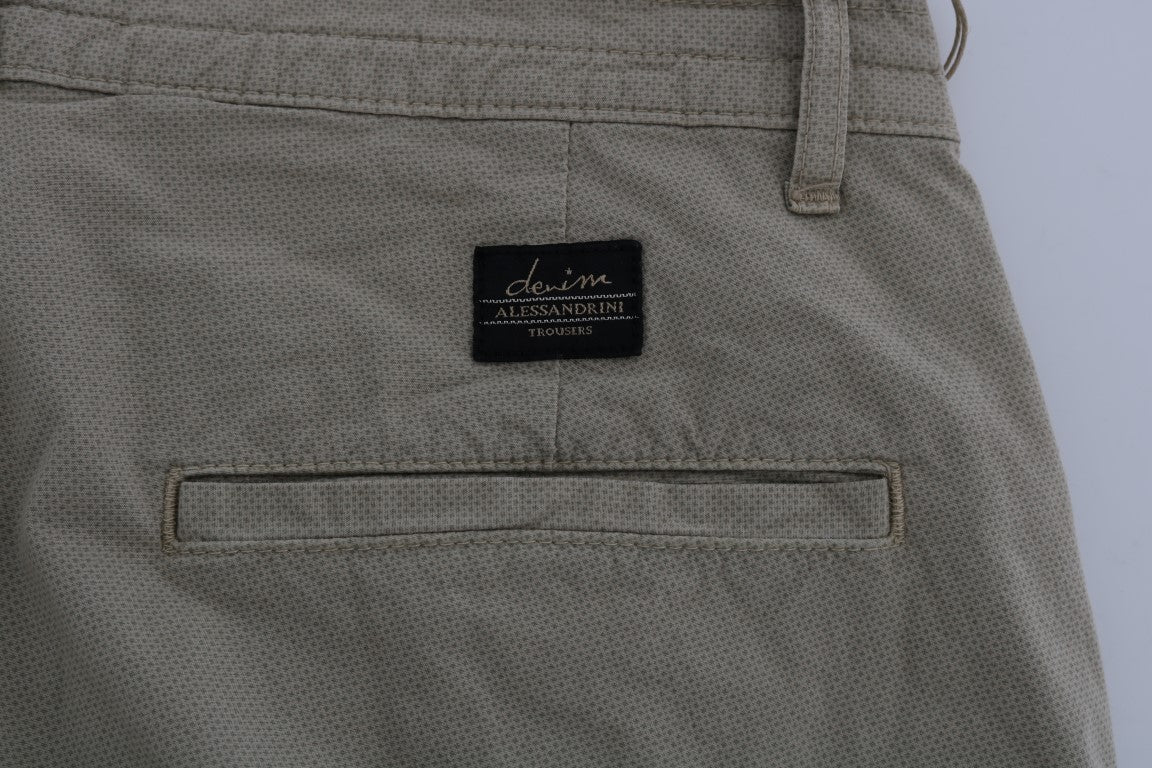Beige Slim Fit Chinos for Sophisticated Style - ventzia