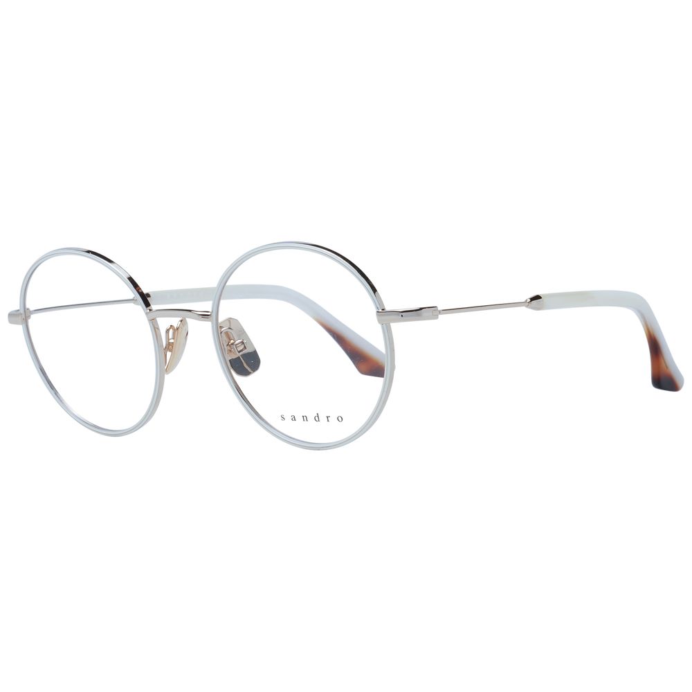 White Stainless Steel Glasses (Frames) - ventzia
