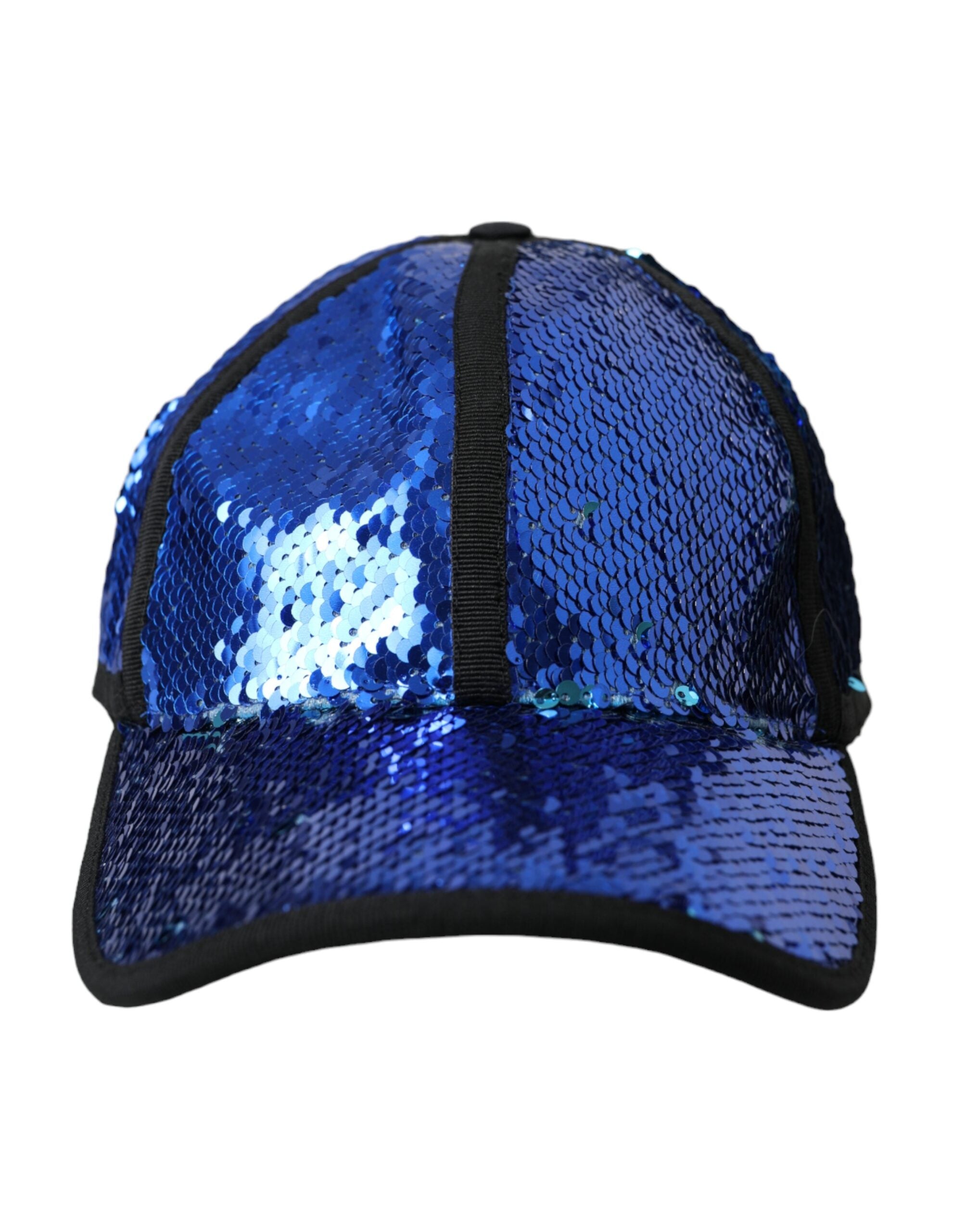 Royal Blue Sequin Baseball Hat Men - ventzia