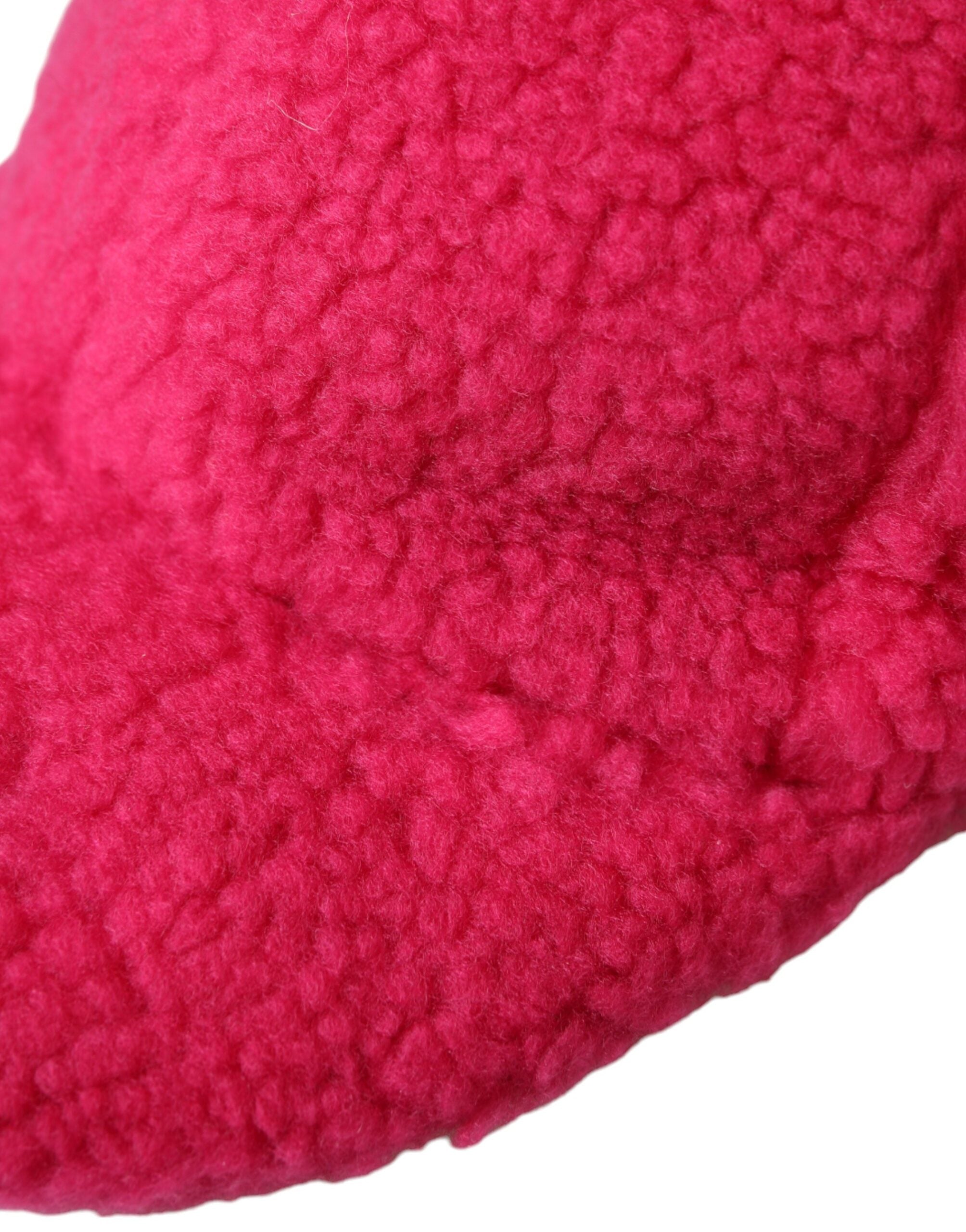 Pink Fleece Plush Baseball Hat Men - ventzia