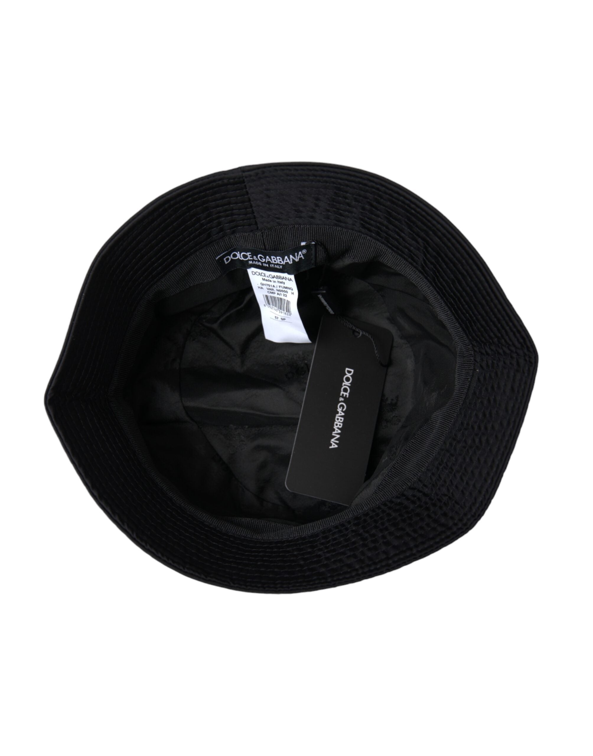 Black Wide Brim Cap Bucket Hat Men - ventzia