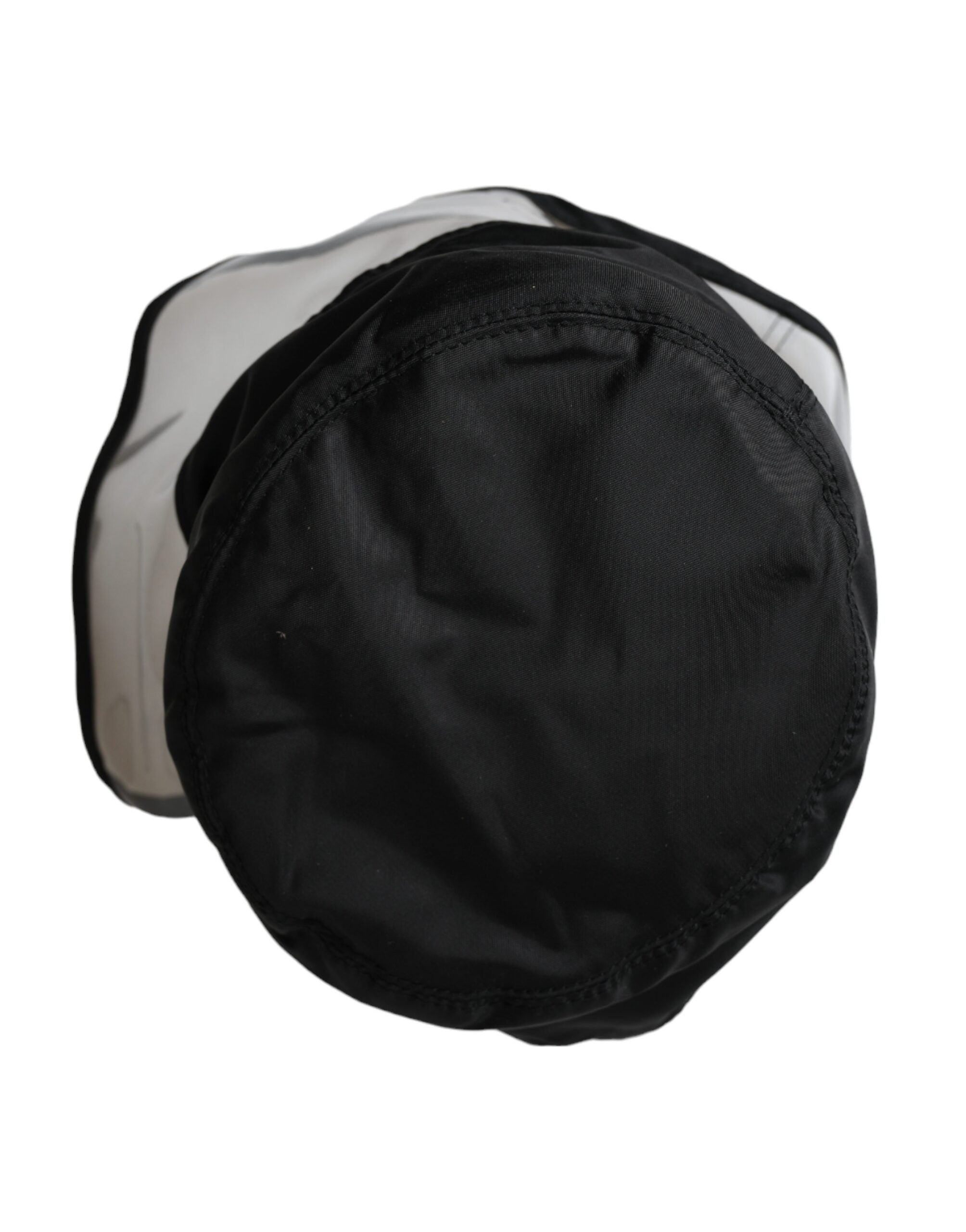 Black Polyester Plastic Bucket Hat Men - ventzia