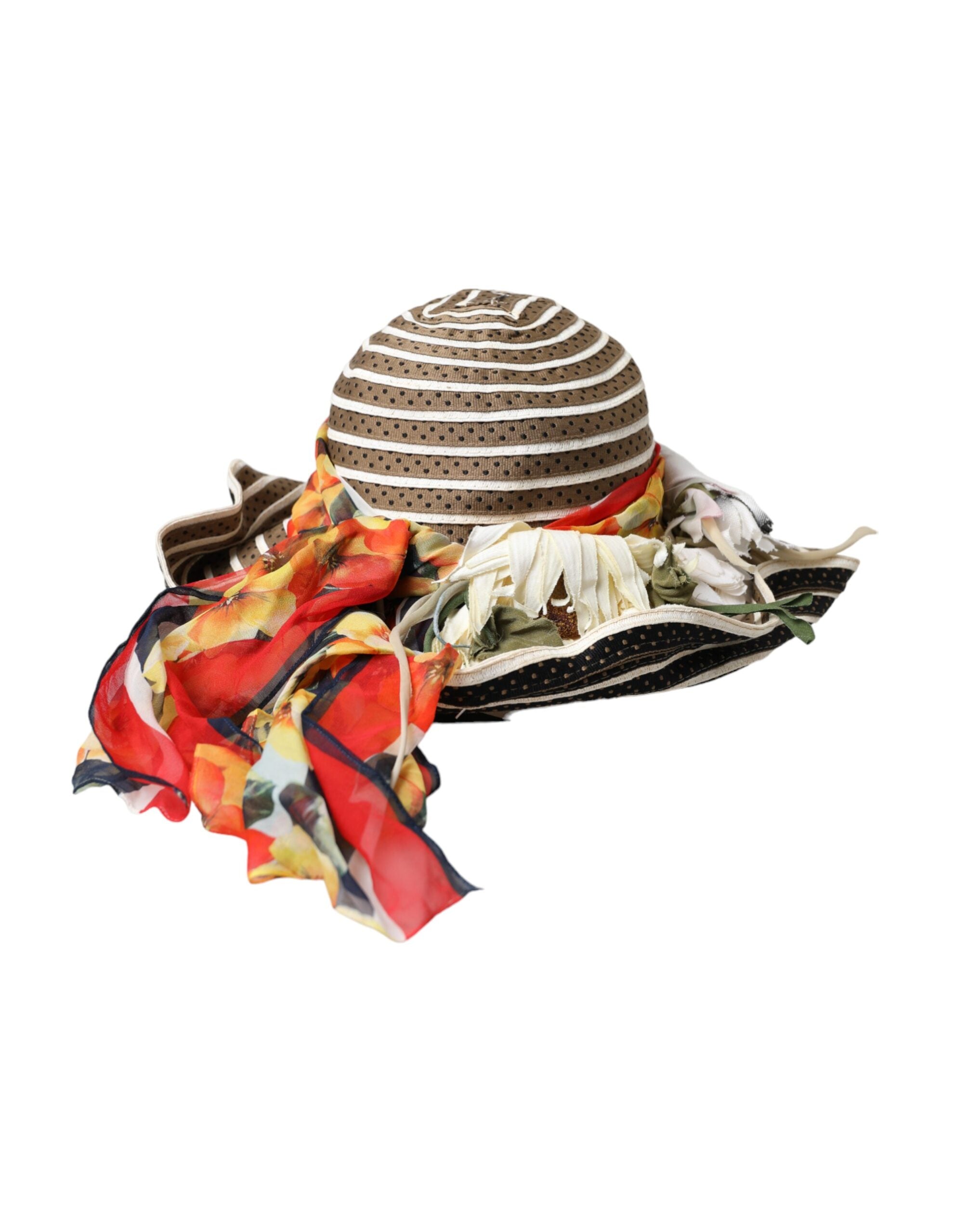 Multicolor Fantasy Wide Brim Floppy Hat - ventzia