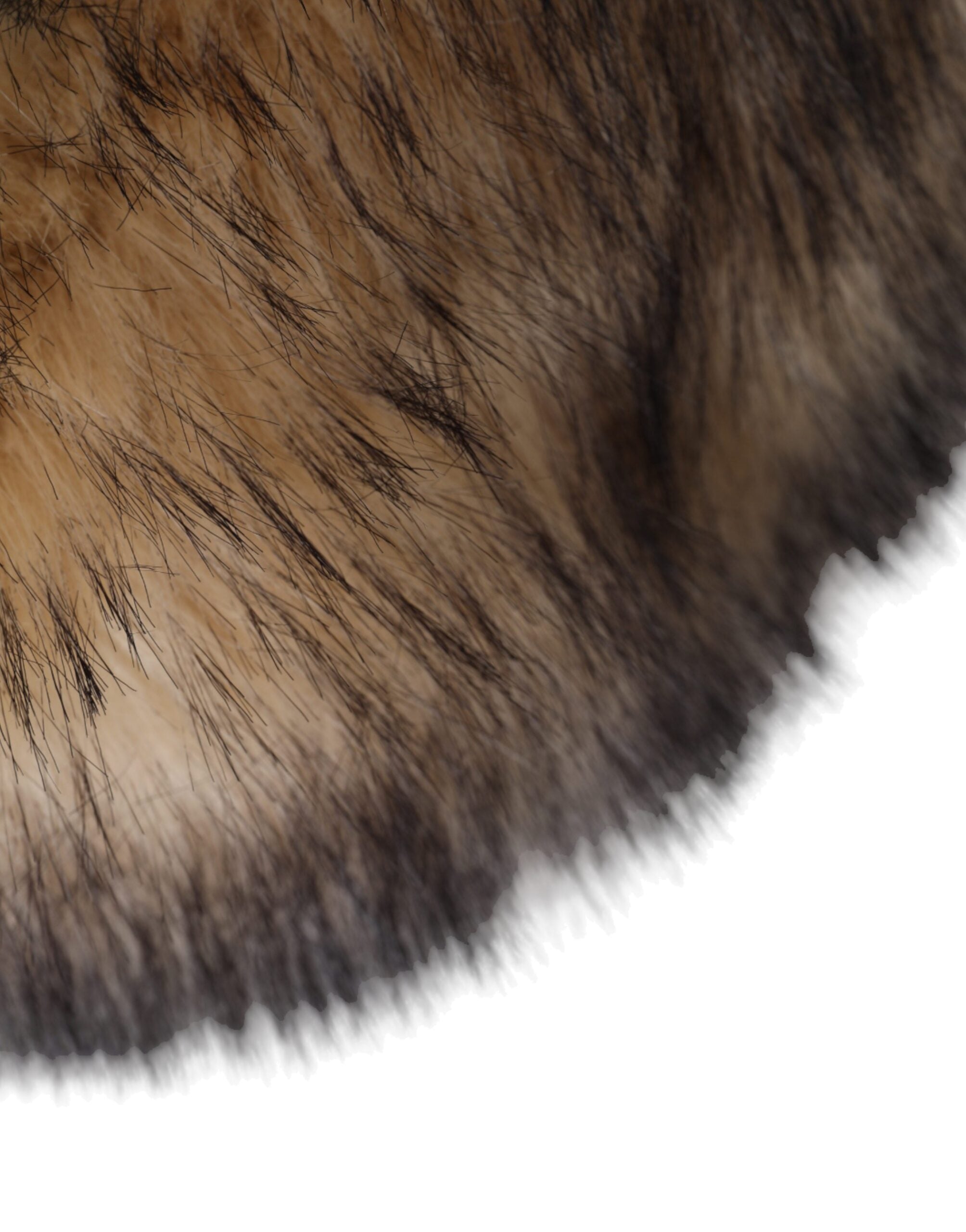 Brown Faux Fur Modacrylic Fedora Hat - ventzia