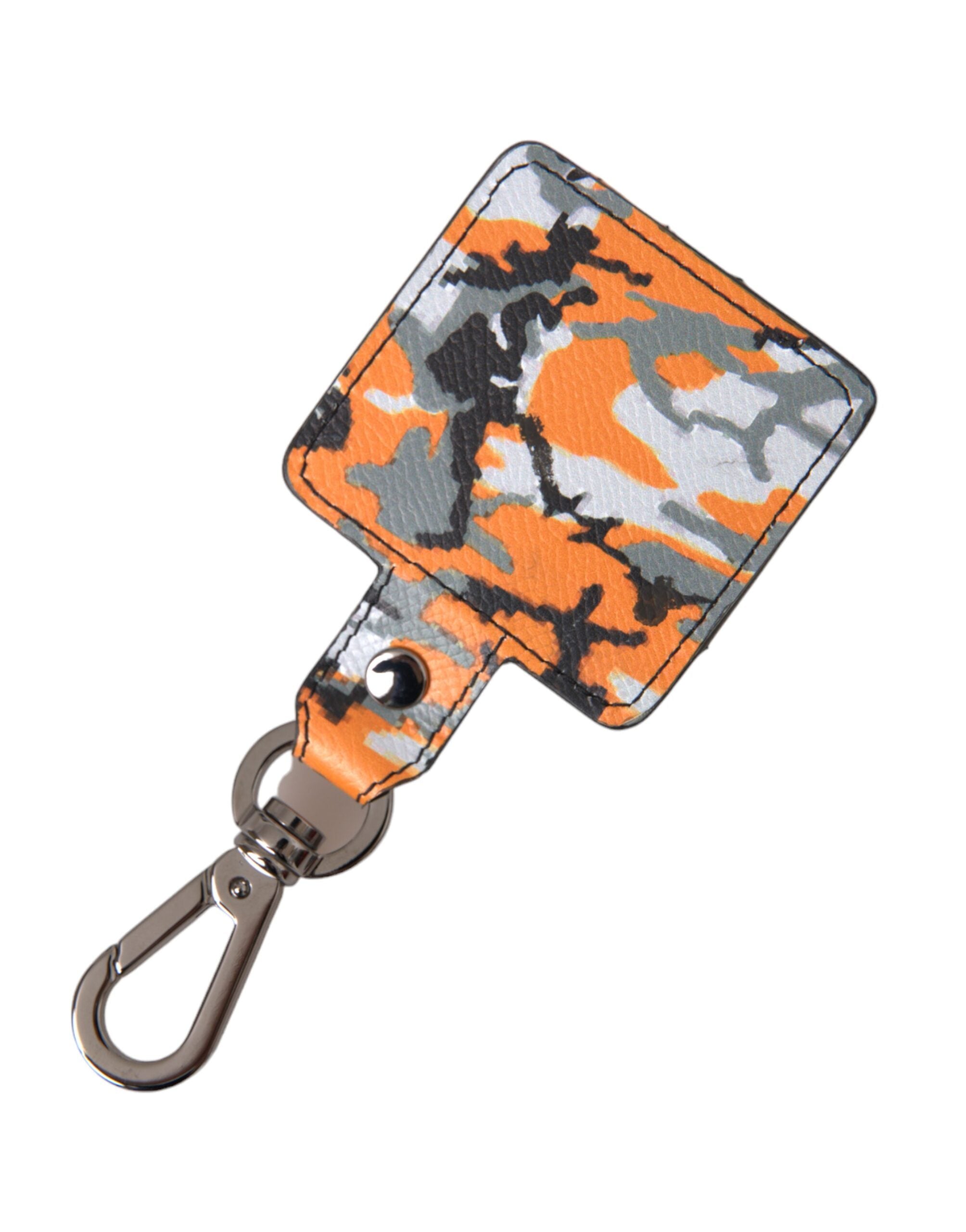 Multicolor Camouflage Print Leather Metal Airpods Case - ventzia