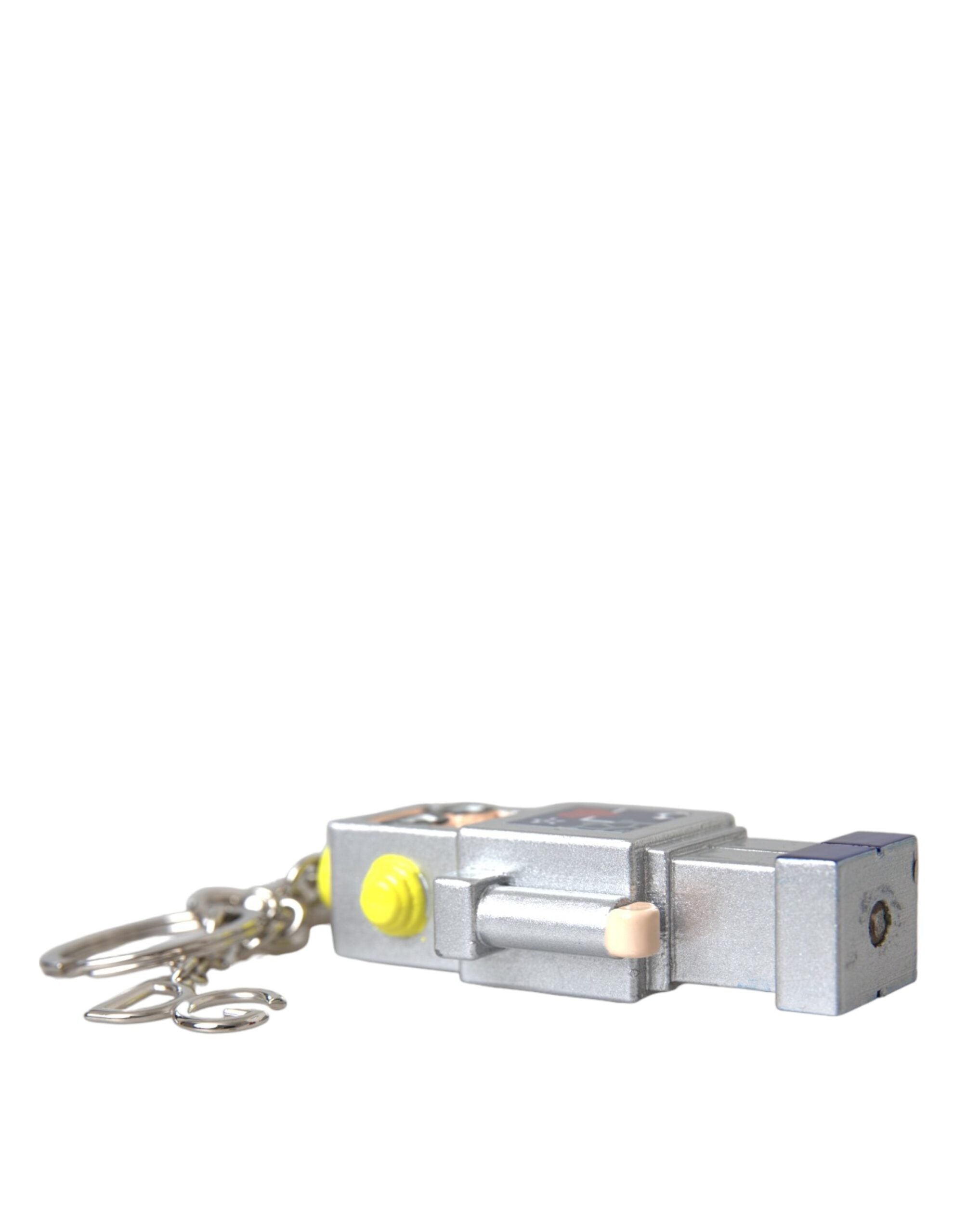 Multicolor Astronaut Space Metal Logo Keyring Keychain - ventzia