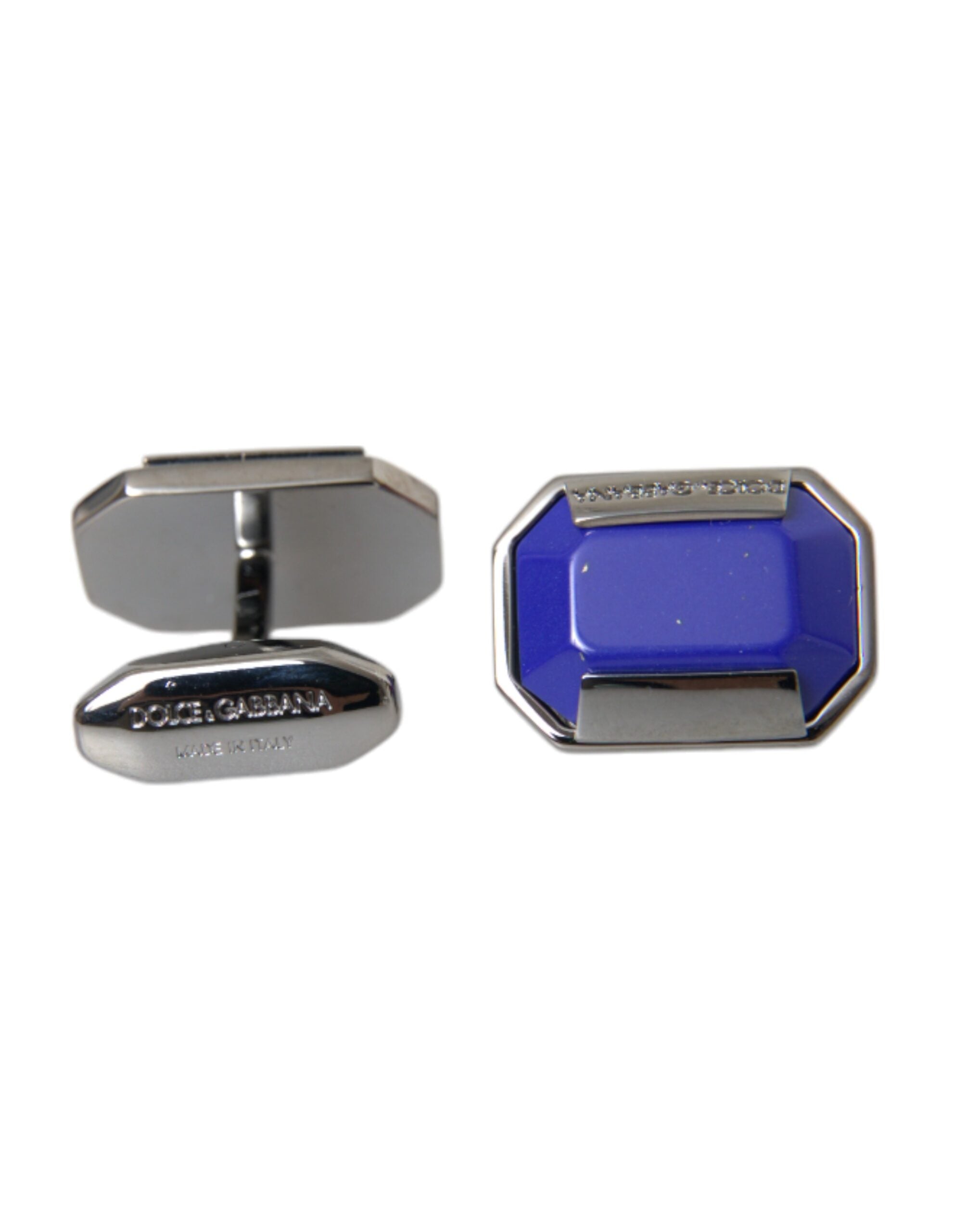Silver Plated Brass Pin Crystal Cufflinks - ventzia