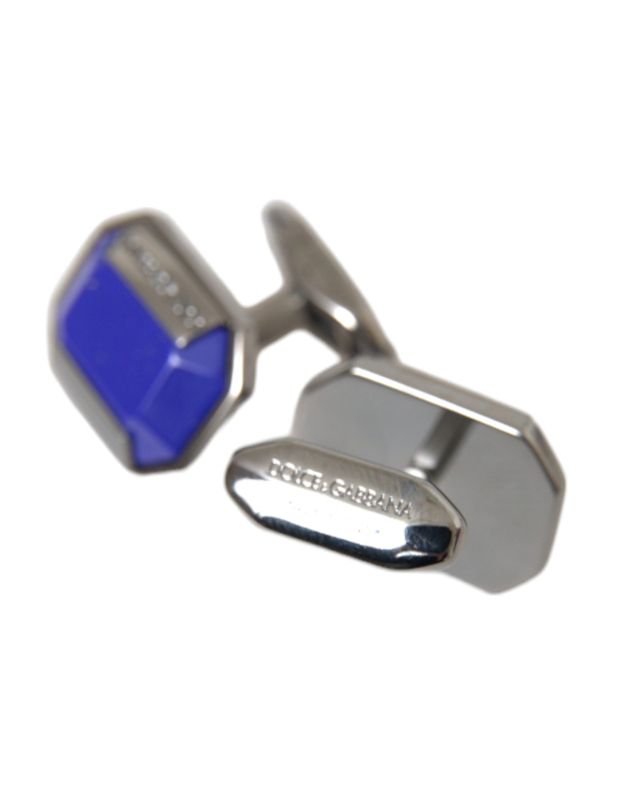 Silver Plated Brass Pin Crystal Cufflinks - ventzia