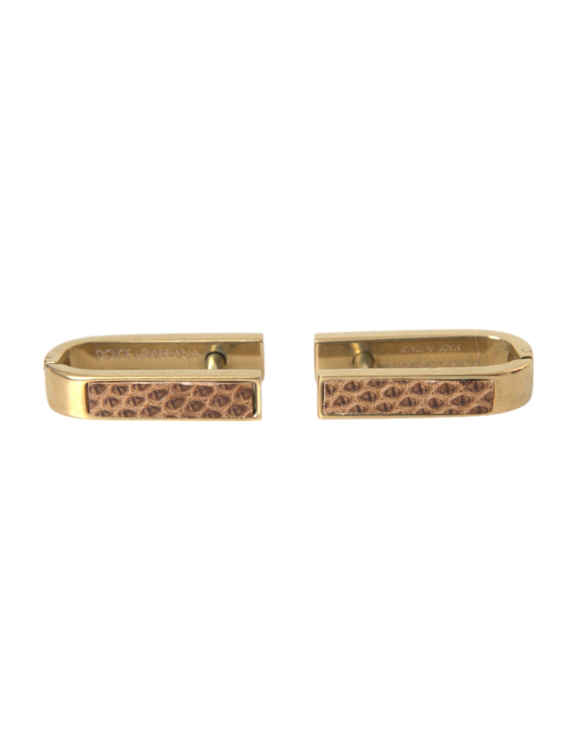 Gold Plated Metal Brass Pin Men Cufflinks - ventzia