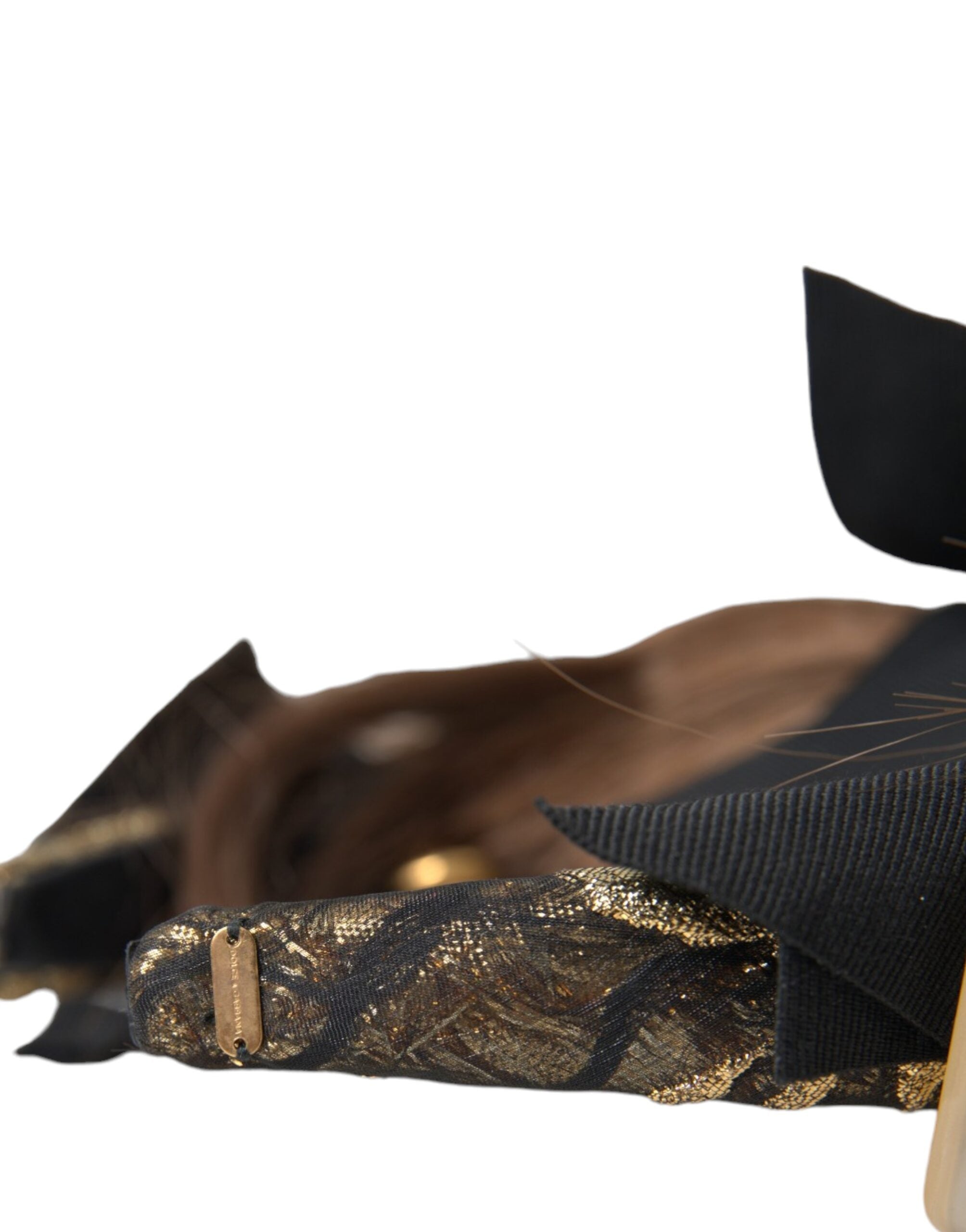 Black Crystal Button Brown Hair Women Headband Diadem - ventzia