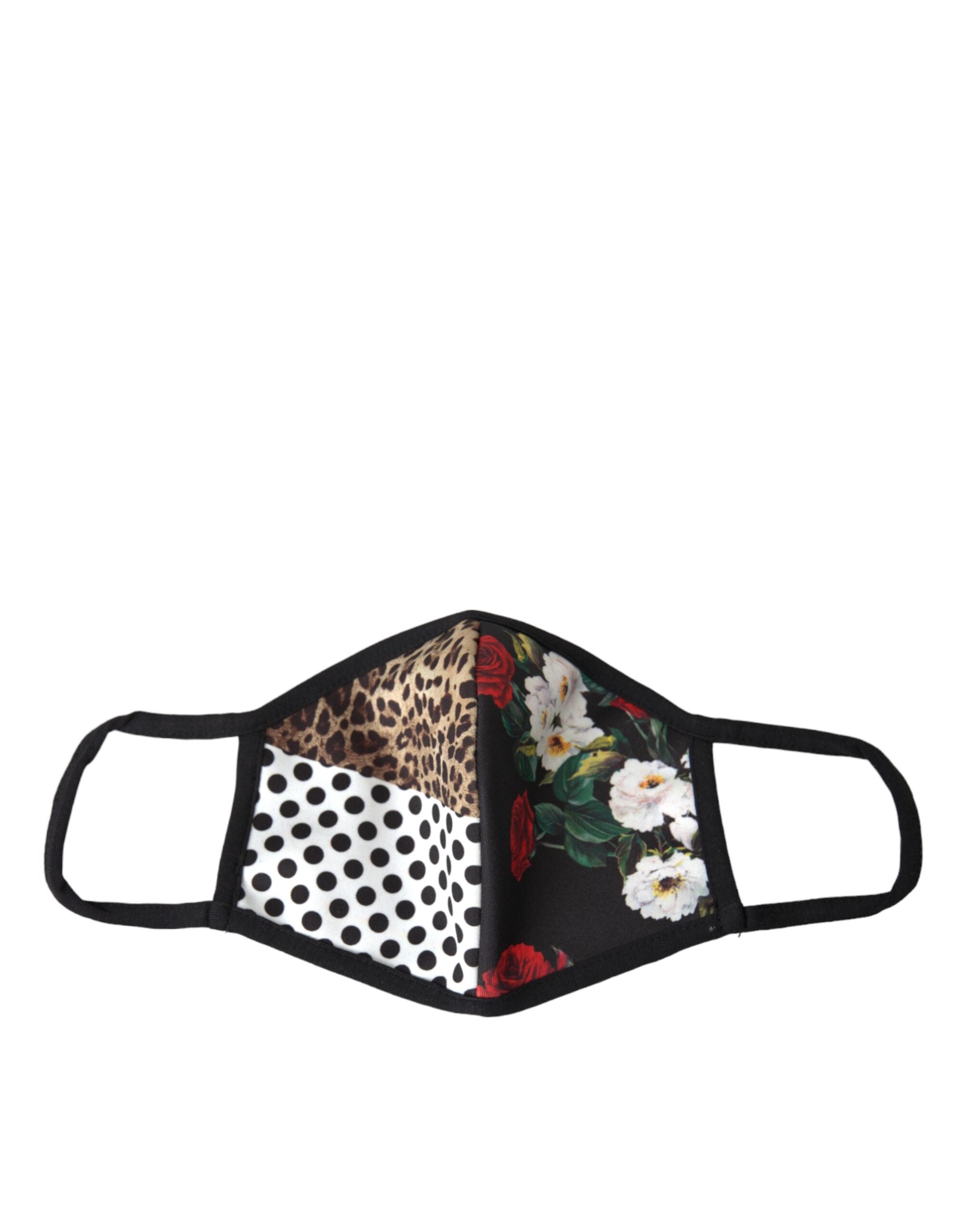 Multicolor Leopard Floral Elastic Ear Strap Face Mask - ventzia